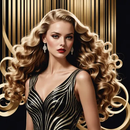 Мир моды: как голливудская волна на длинные волосы и прическа штрих код меняют представление о стиле