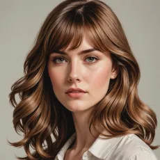 Стрижка до плеч с челкой шторкой: фото и укладка на каждый день